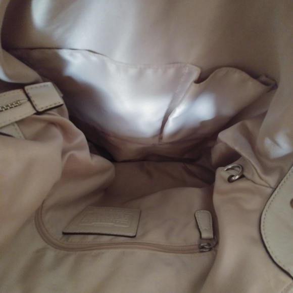 Coach leather/fabric Signature Purse - Picture 5 of 5